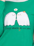 Green Printed Long - Sleeve Design 57 - Khotwh